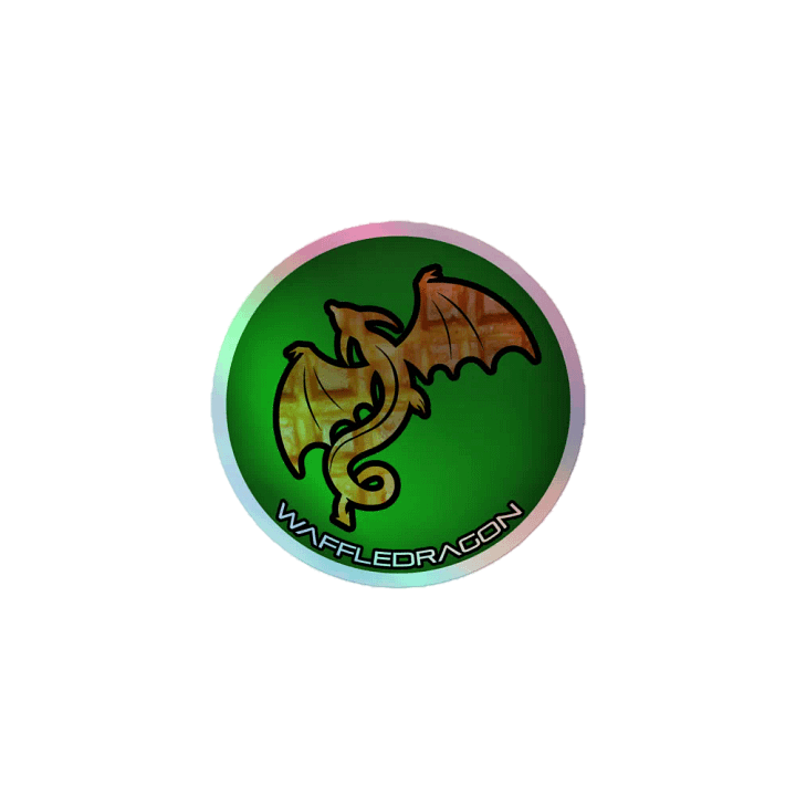 Waffle Logo Holo Sticker product image (1)