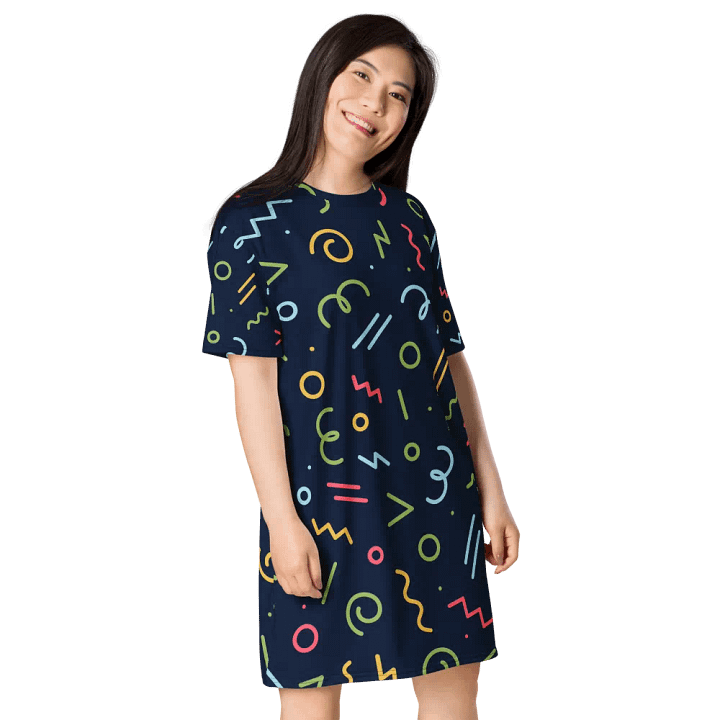 Playful Patterns All-Over Dress product image (1)