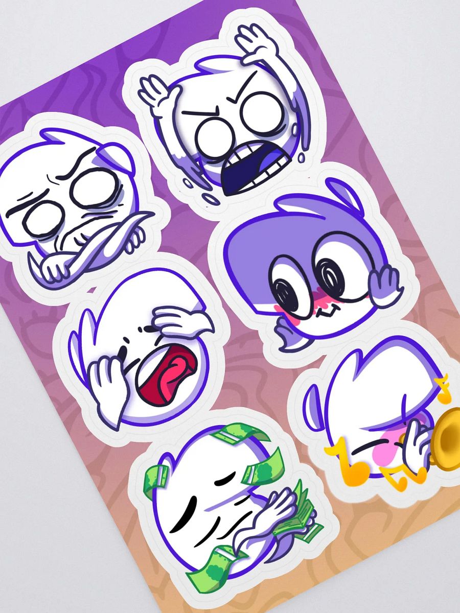 Invisoguy Emote Sticker Sheet #2 product image (1)