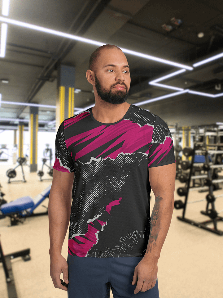 Purple Flash | Men´s Athletic T-Shirt product image (1)