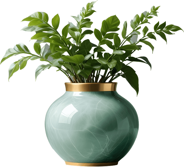 Jade Signature – Polished Jade Vase PNG product image (1)
