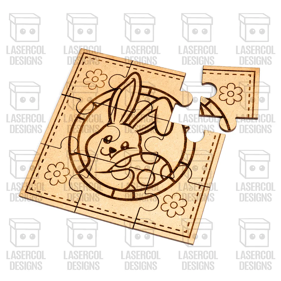 Easter Bunny Puzzles - Laser Cut Files product image (4)