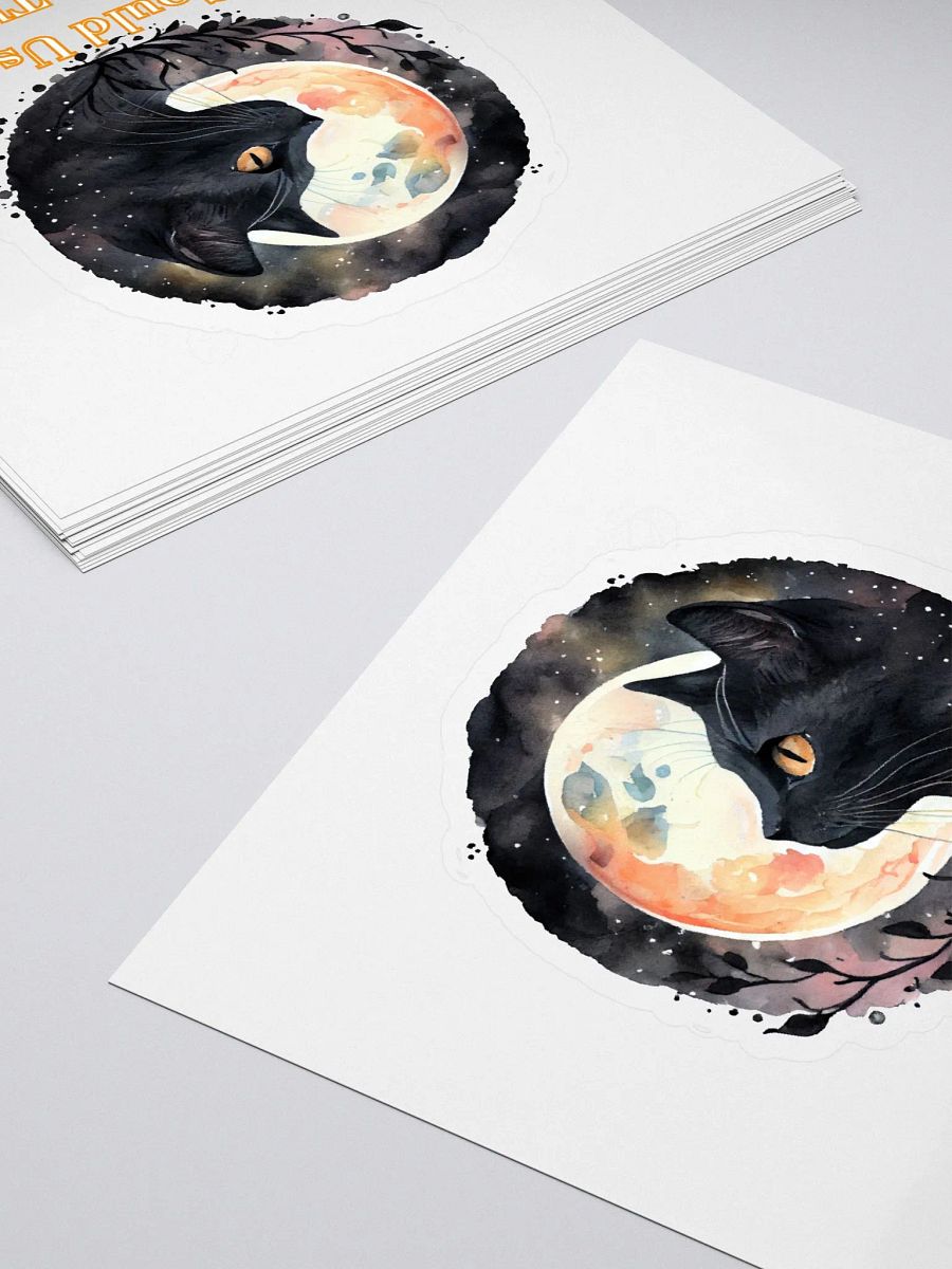 Midnight Cat Gaze Sticker product image (4)