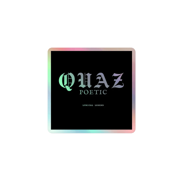 Quaz Poetic Holographic Sticker Sheet product image (1)
