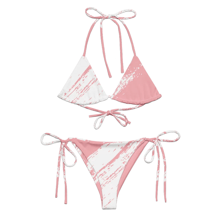 All-Over Print String Bikini - Pastel Pink product image (2)