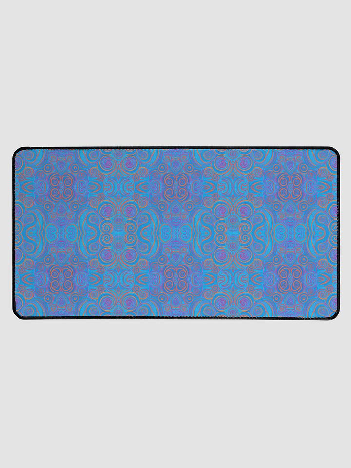 Funky Blue Dreams Liquid Tie-Dye Desk Mat product image (2)