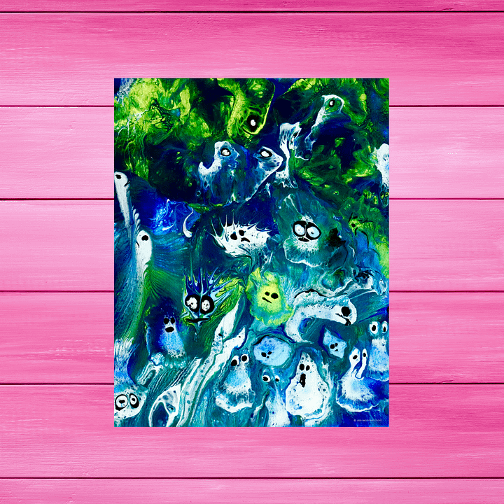Chaotic Creatures of the Sea | Art Print product image (2)