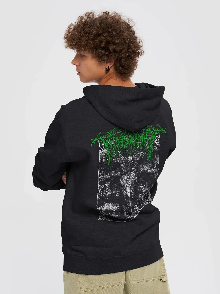 Goat Skull Green Logo Zip Up product image (6)