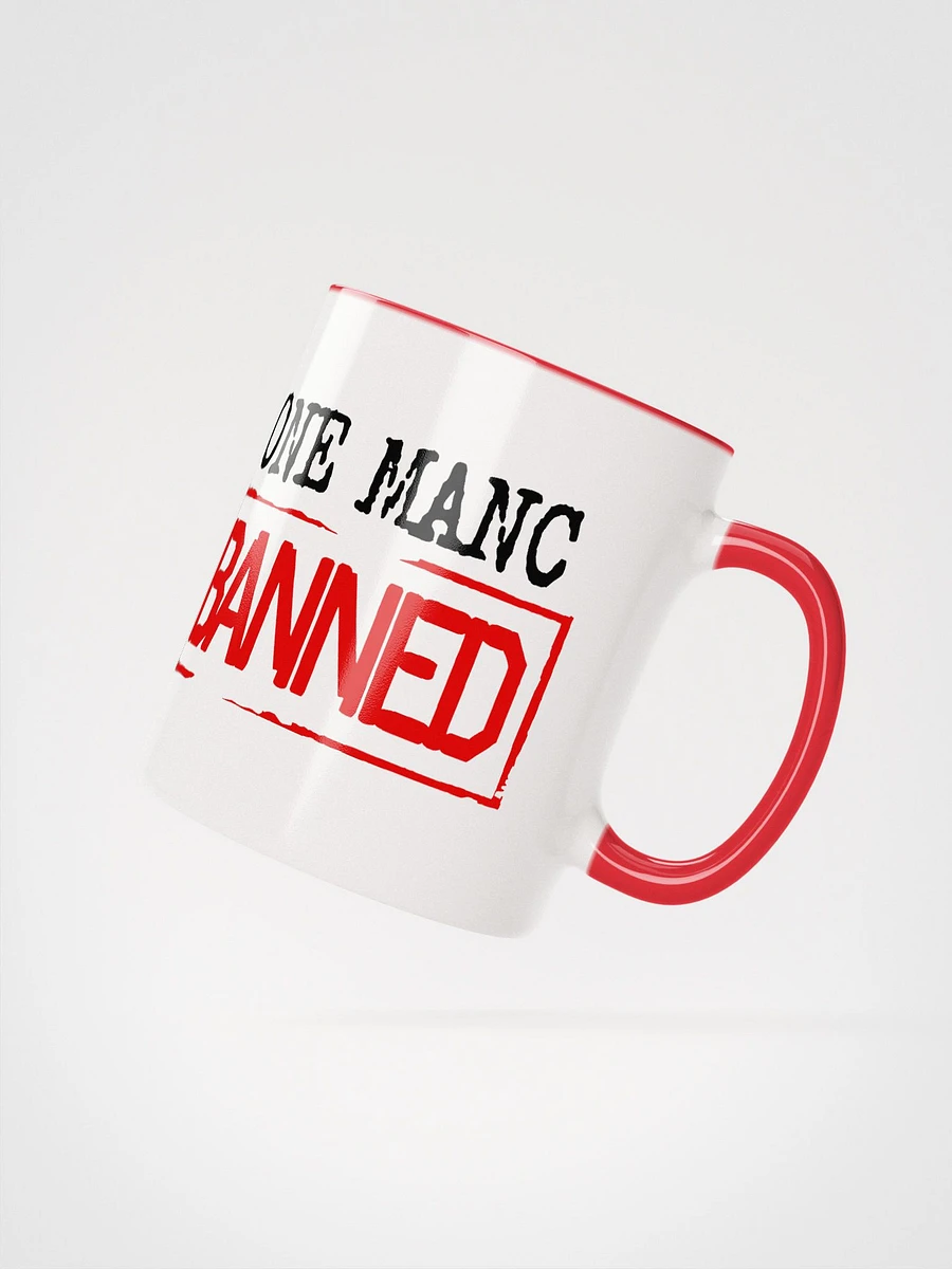 One Manc Banned Mug White/Red product image (2)
