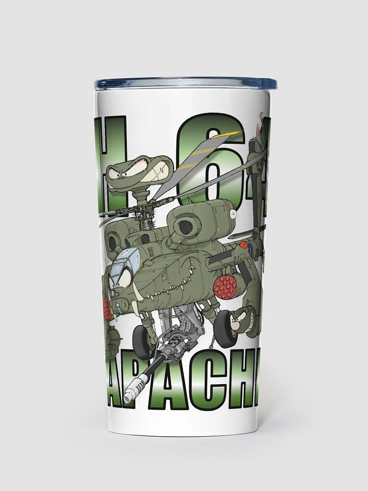 AH-64D Illustrated 20oz Stainless Steel Tumbler product image (1)