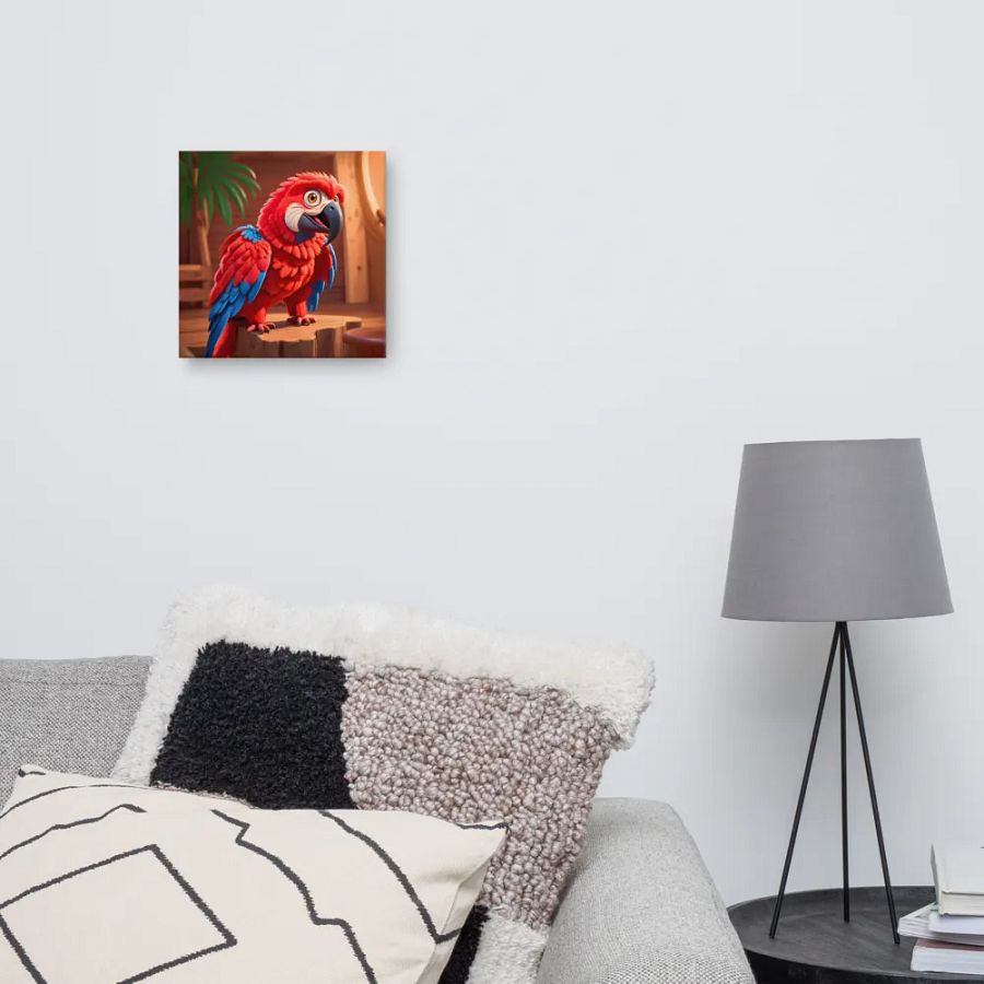 Endangered Species - Mexico - Scarlet Macaw Canvas Art product image (10)