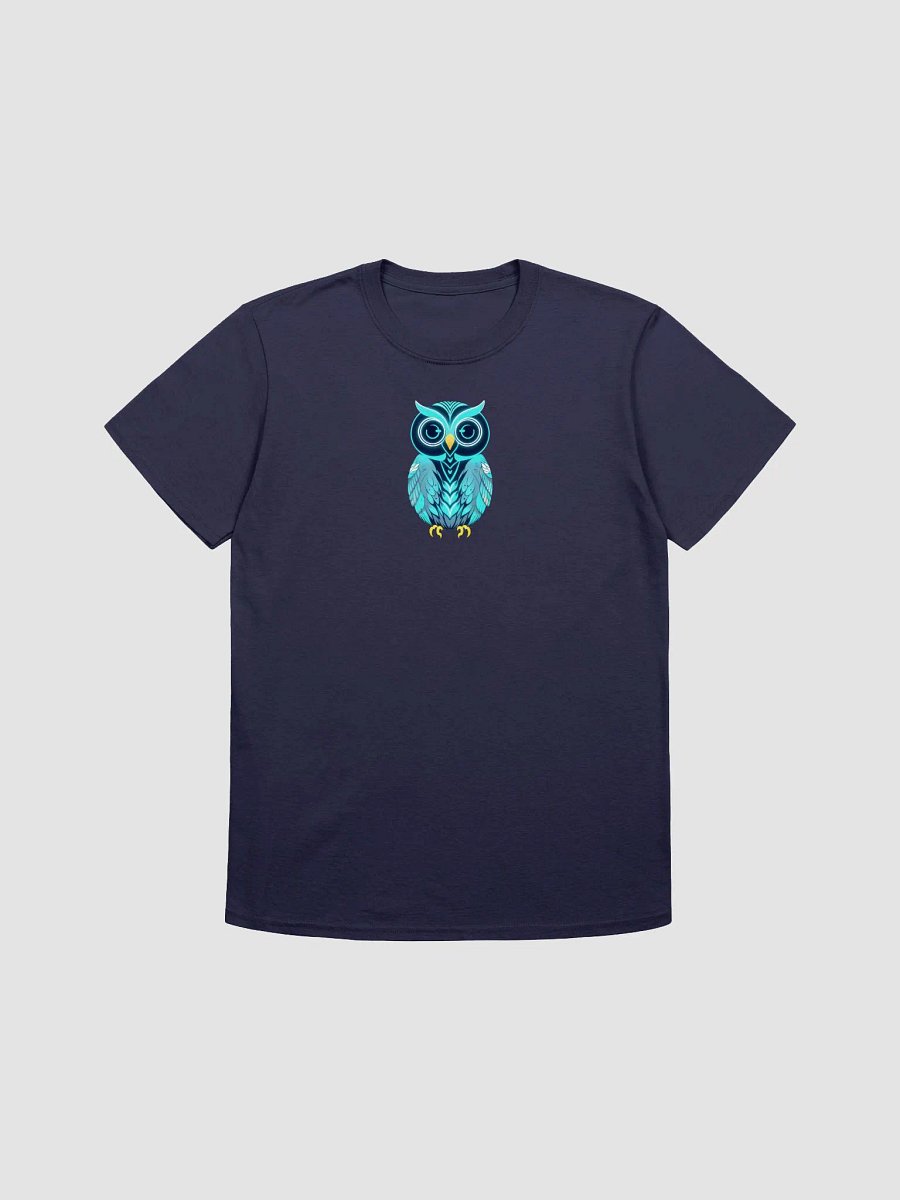 Neon Owl Glow Unisex T-Shirt product image (15)
