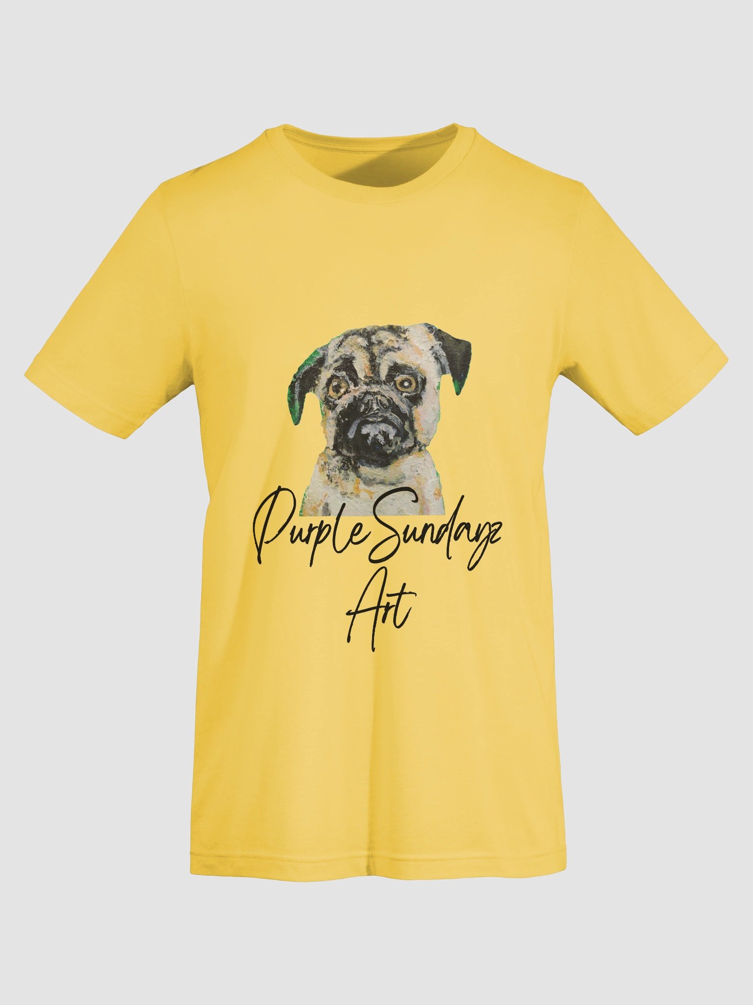 Cute Sad Pug Soft Cotton Tee product image (31)