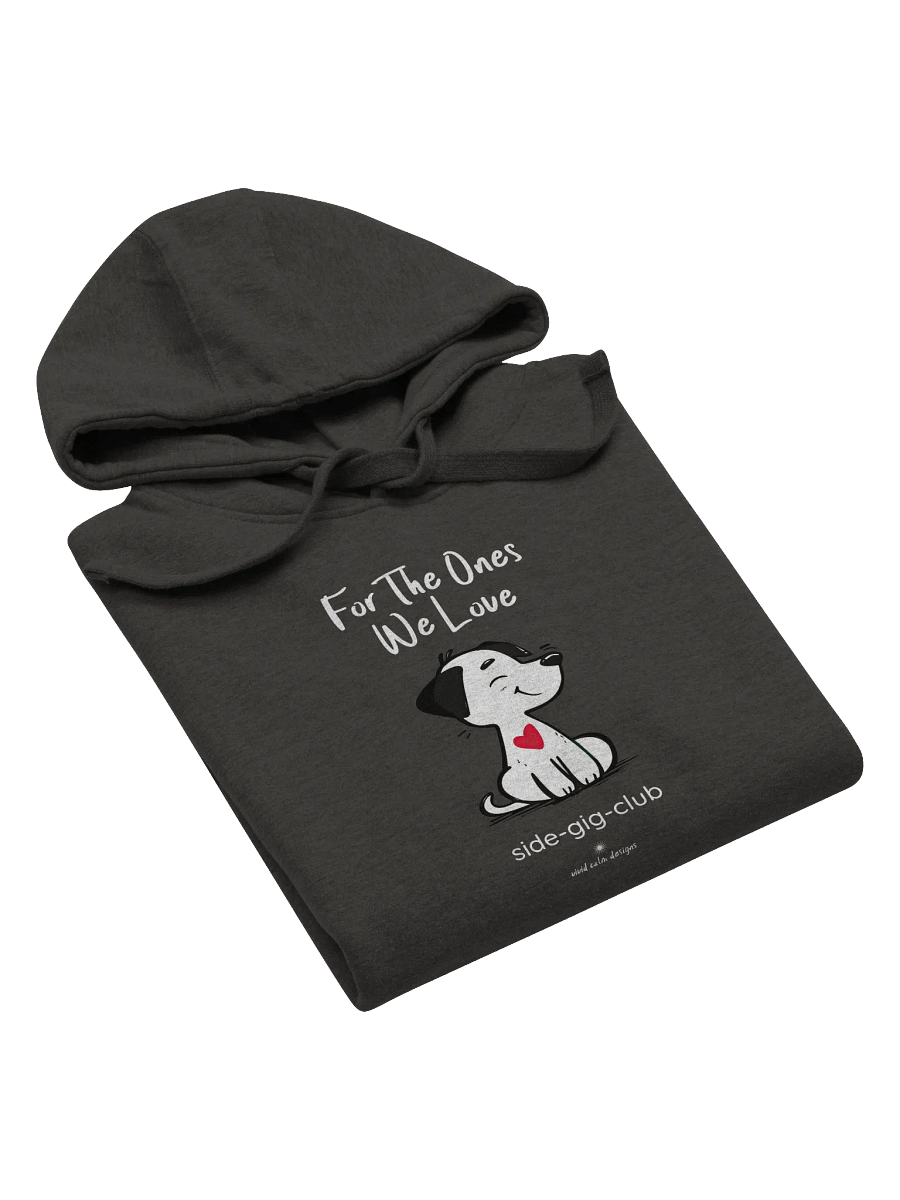 For the Ones We Love: Hustler's Adorable Puppy Edition Premium Hoodie product image (3)