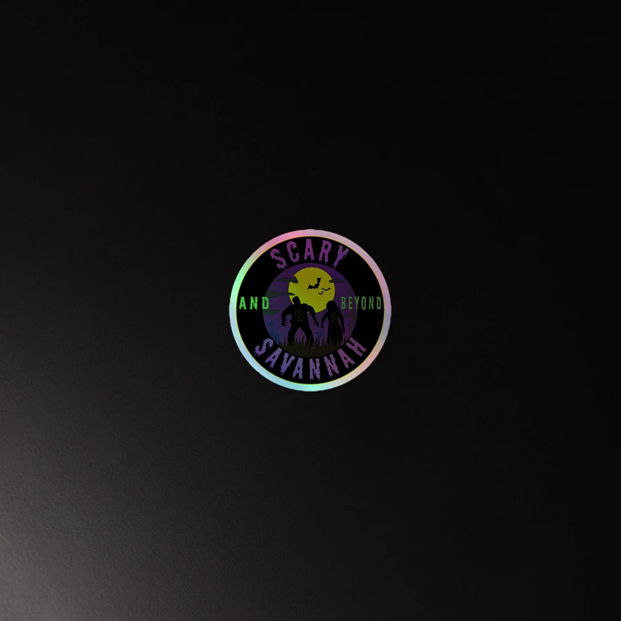 Scary Savannah Original Logo Holographic sticker product image (4)