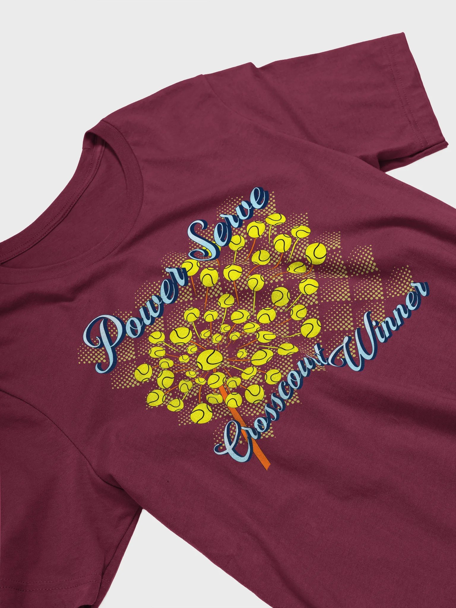 Dandelion Tennis Power Serve Crosscourt Winner T-Shirt product image (2)