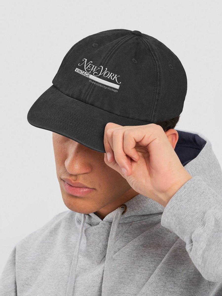 Black NYC Vintage Dad Cap product image (6)