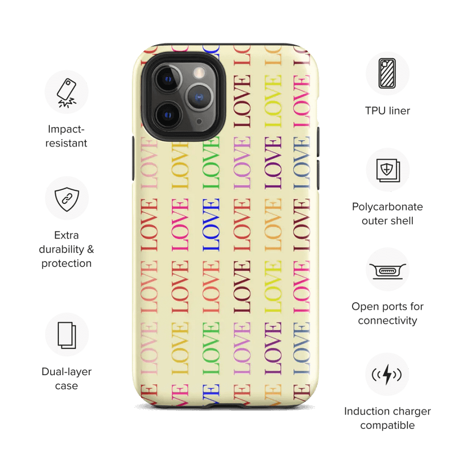 Love Grid Tough Case for iPhone® product image (28)