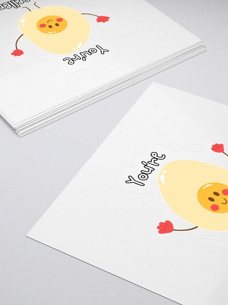 Cute Egg-cellent Kiss Cut Stickers product image (4)