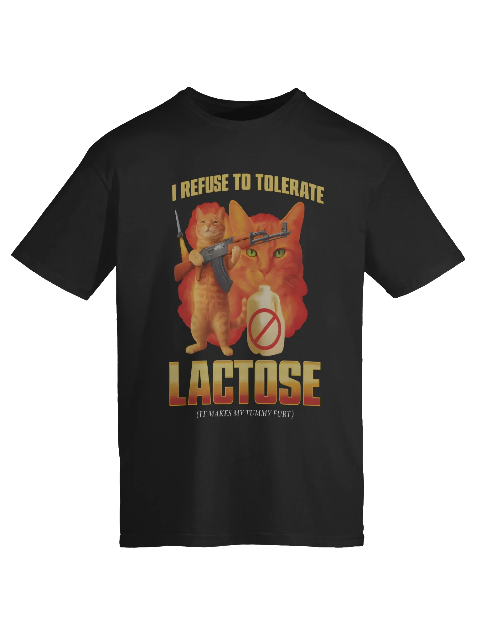 I Refuse To Tolerate Lactose, It Makes My Tummy Hurt T-Shirt product image (6)