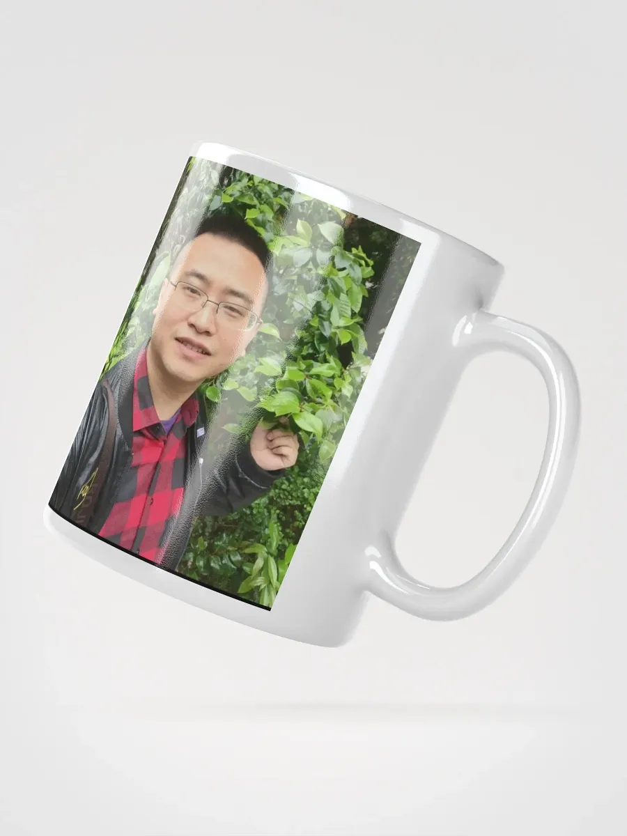 White Glossy Mug: very green very fresh product image (4)