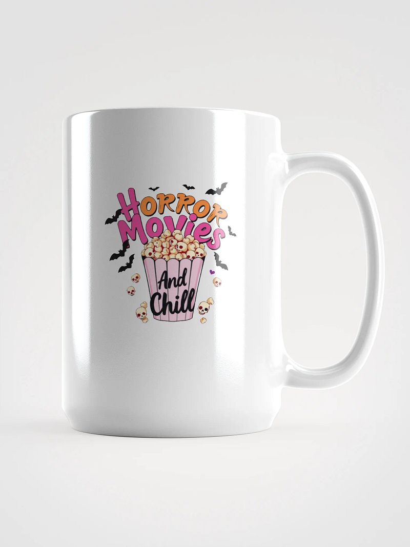 Horror Movies and Chill Popcorn Mug