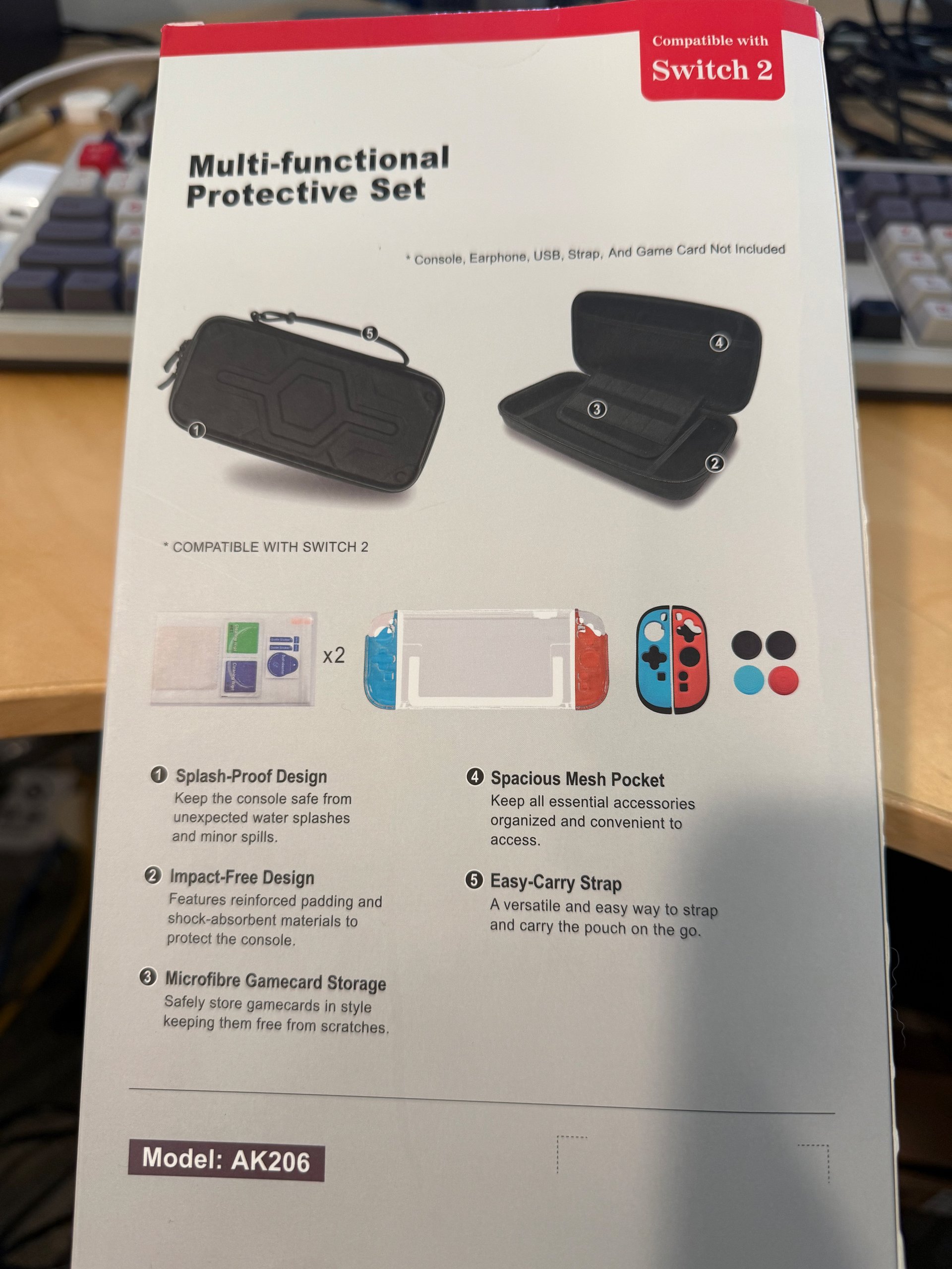 AKNES Switch 2 Case and Accessory Set product image (2)