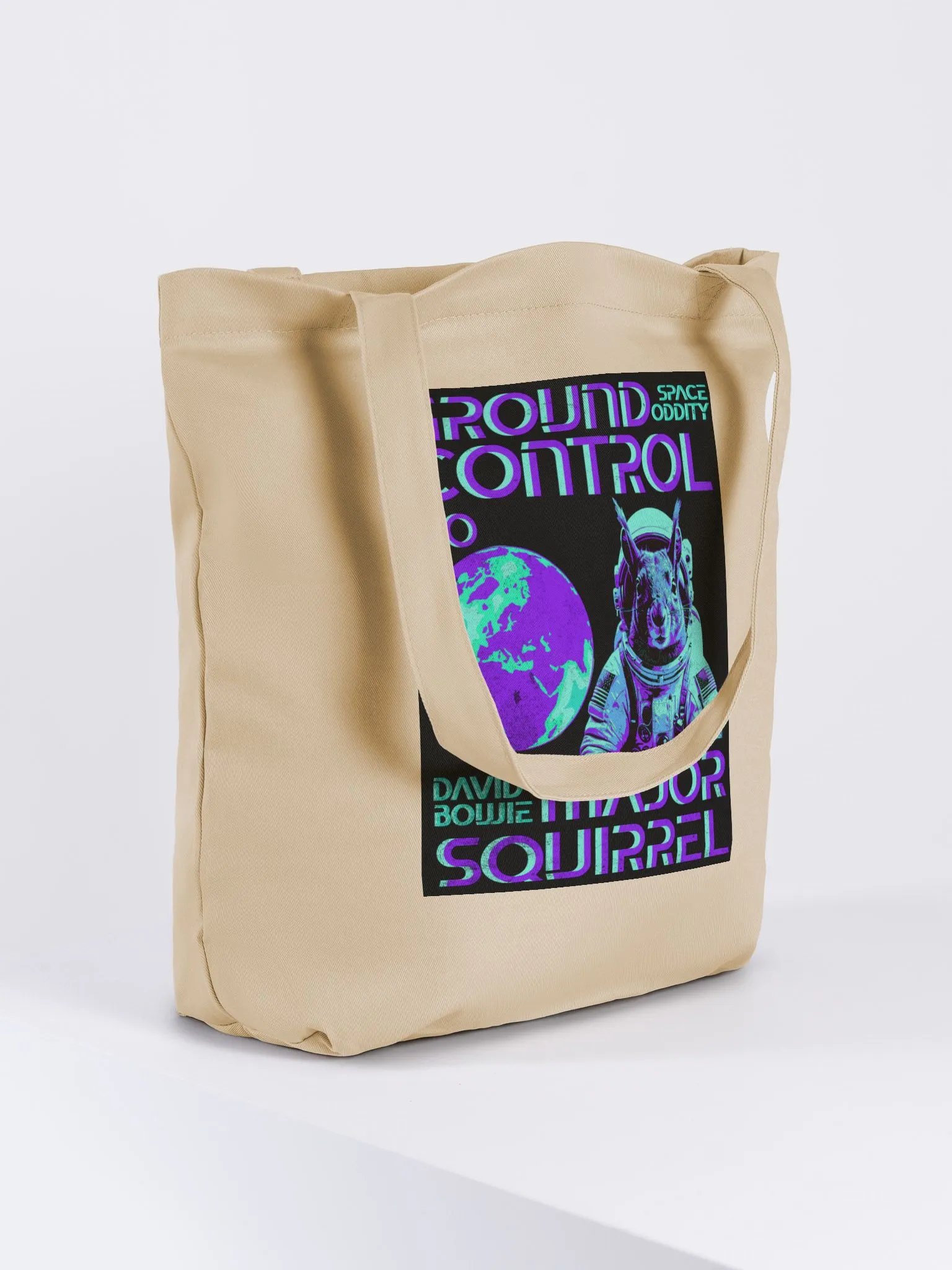 Major Squirrel Space Oddity Tote Bag product image (4)