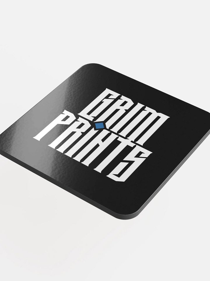 Grim Prints - Glossed Cork Coaster product image (1)
