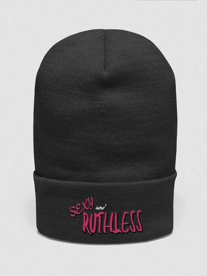 "Sexy and Ruthless" Yupoong Cuffed Beanie product image (1)