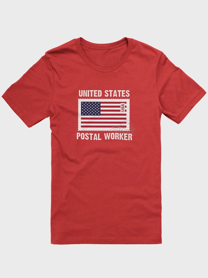 US POSTAL WORKER WITH FLAG TEE product image (3)