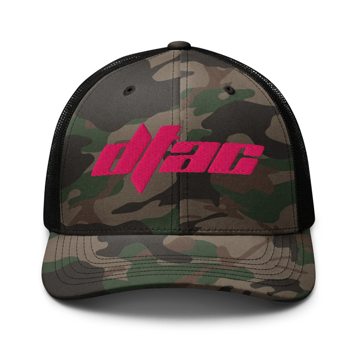 DTAC Pink Stylized Trucker Hat product image (1)