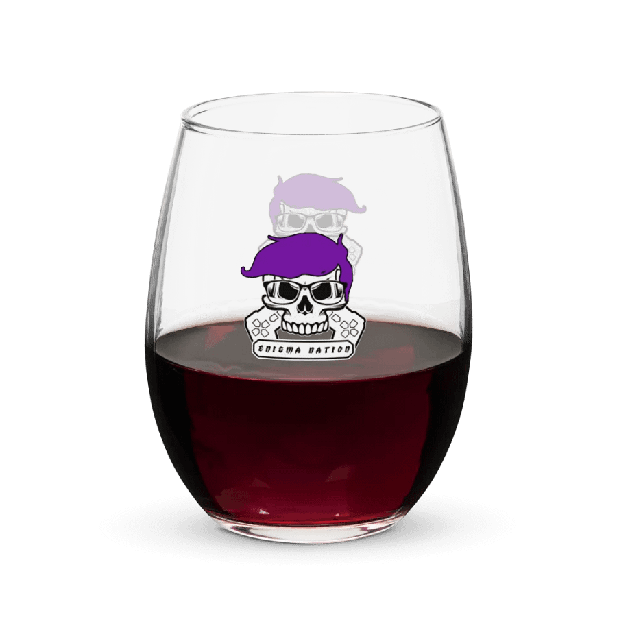 Enigma Nation Stemless Wine Glass product image (9)