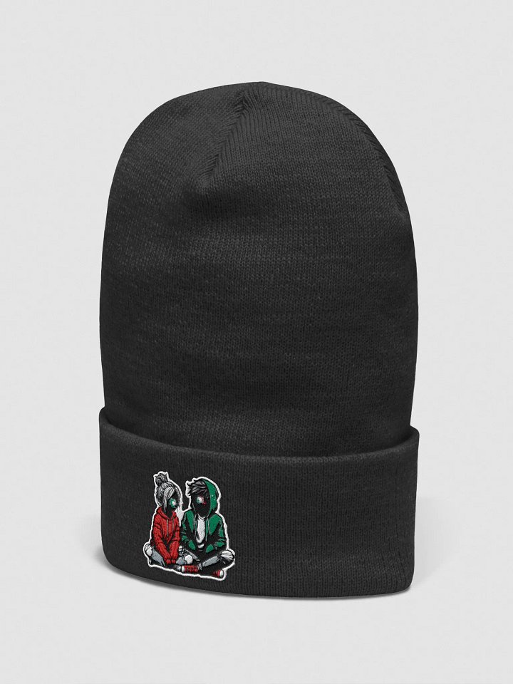 My Soul Loves Your Soul Embroidered Cuffed Beanie product image (2)