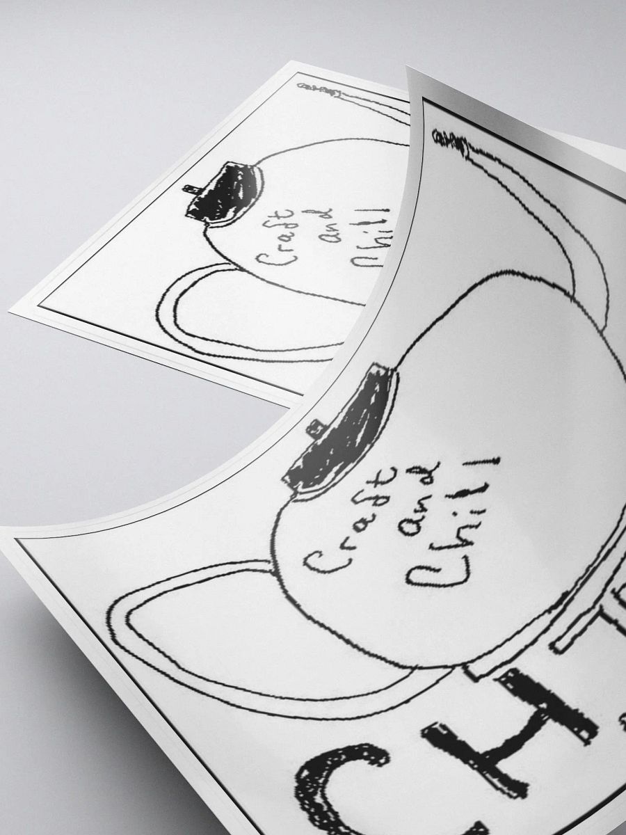 Craft and Chill sticker product image (4)