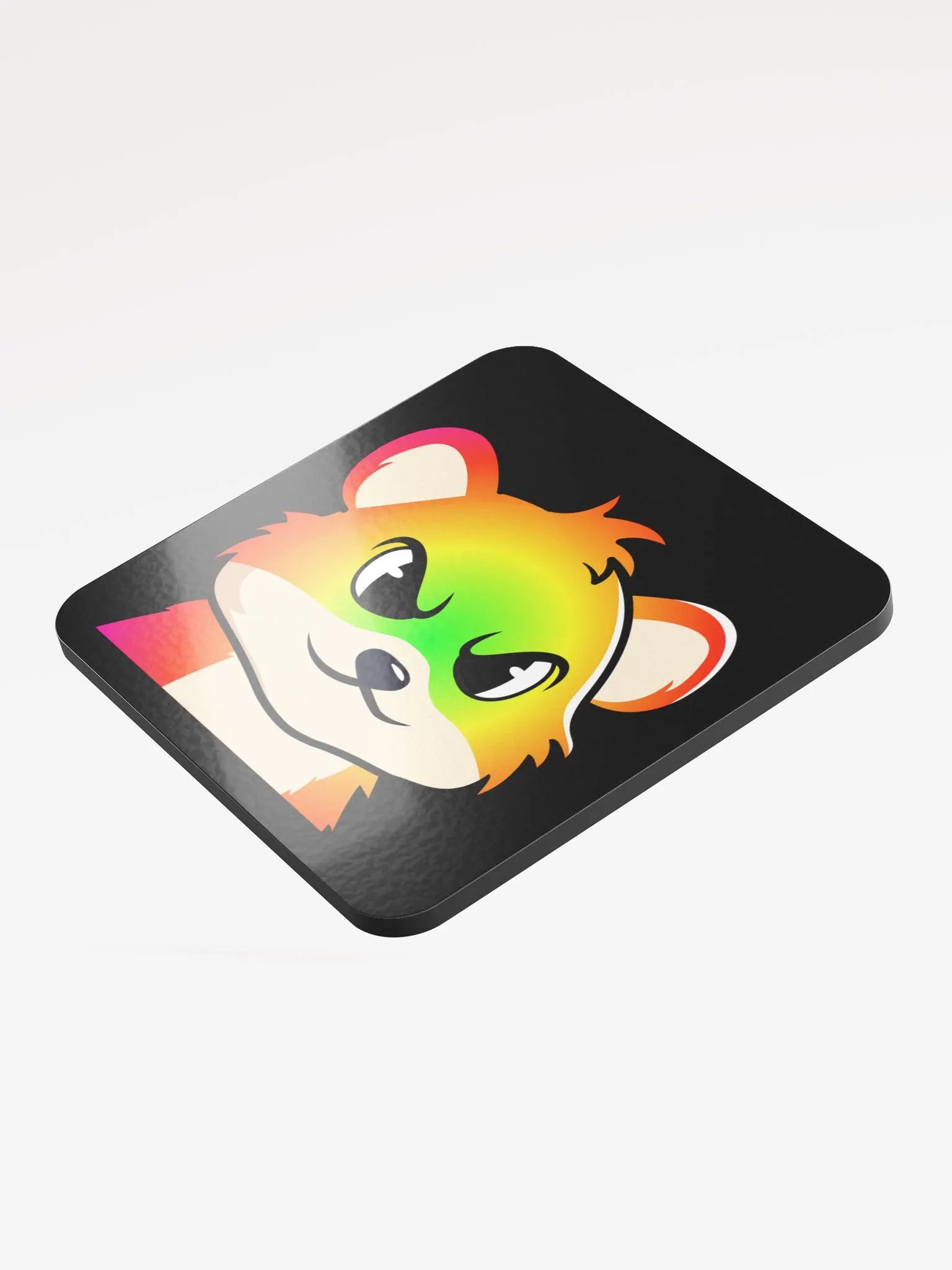 Party Glossed Cork Coaster (Black) product image (3)