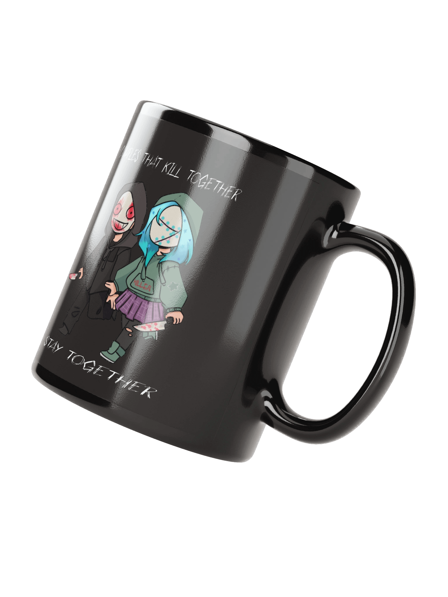 Killer Couples Black Glossy Mug product image (3)