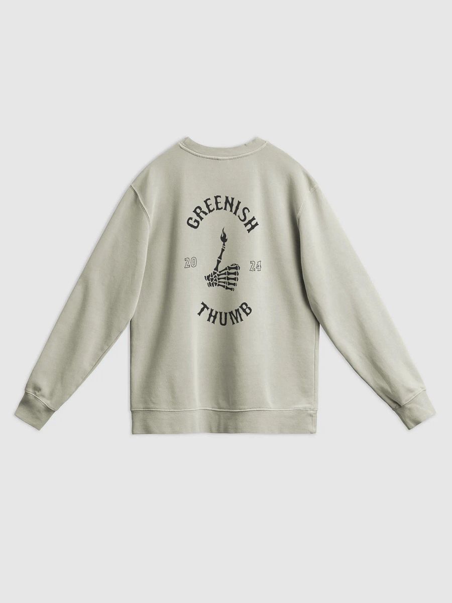 GREENISH THUMB 👍🏼🔥 unisex midweight pigment dyed sweatshirt unisex sweatshirt product image (2)