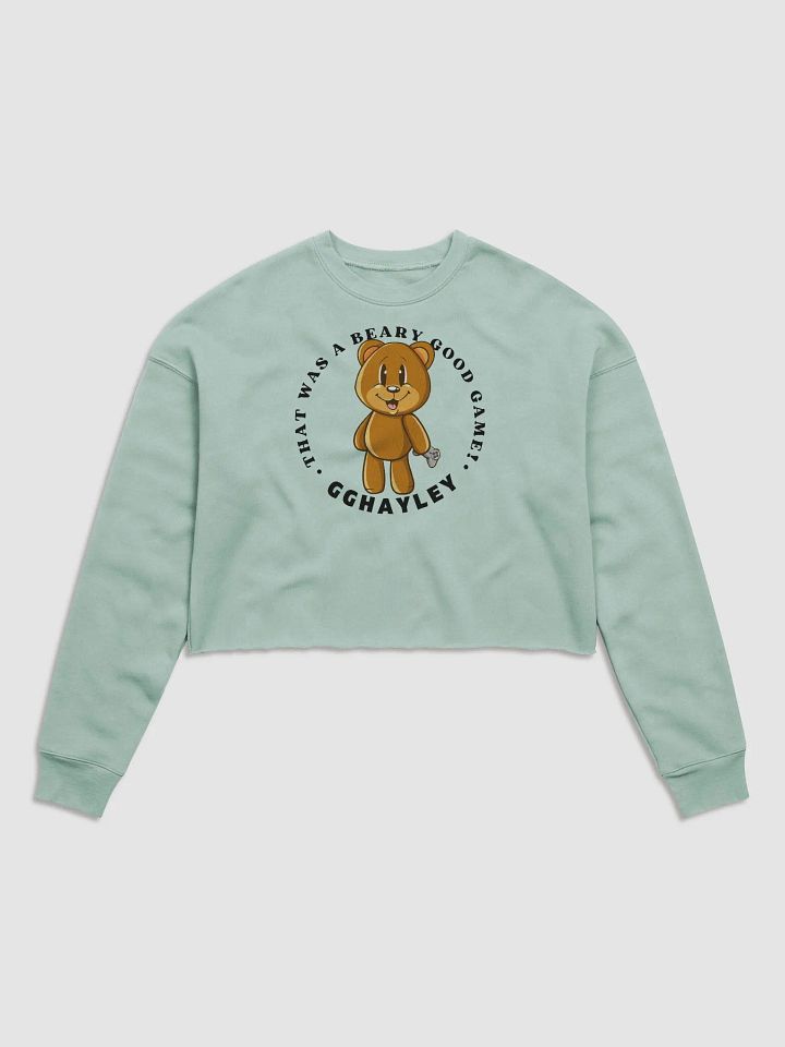 Beary Good Game Crop Sweatshirt product image (1)