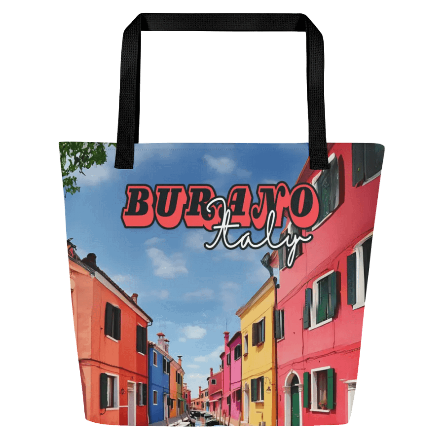 Burano Italy All Over Print Tote Bag product image (8)