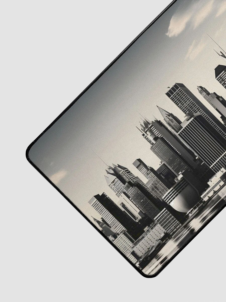 Monochrome Metropolis: NYC Skyline Desk Mat product image (3)
