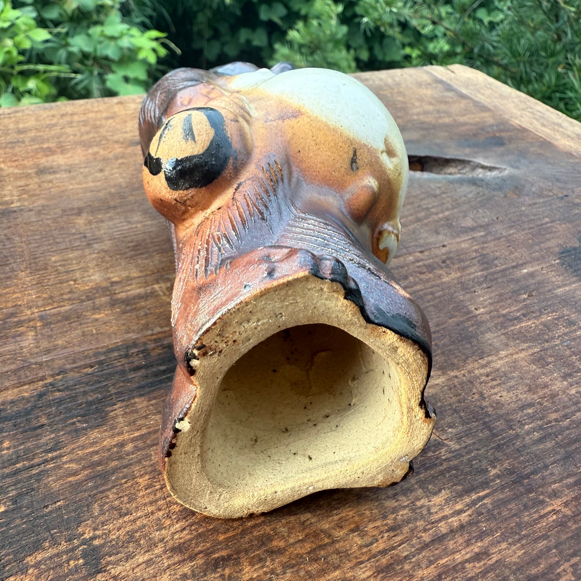 🎎 Vintage Japanese Tanuki Ceramic Figure – Late Showa Era – Japan Antique Roadshow product image (5)