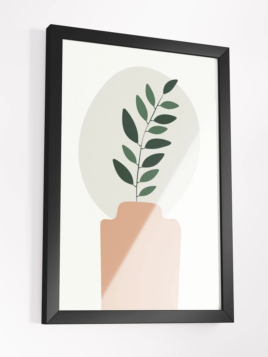 Abstract Greenery: Framed Minimalist Plant Poster product image (15)