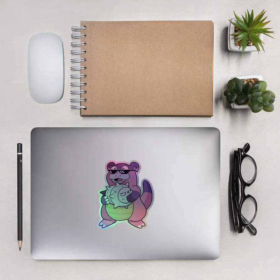Galarian Slowbro Holographic Sticker product image (2)