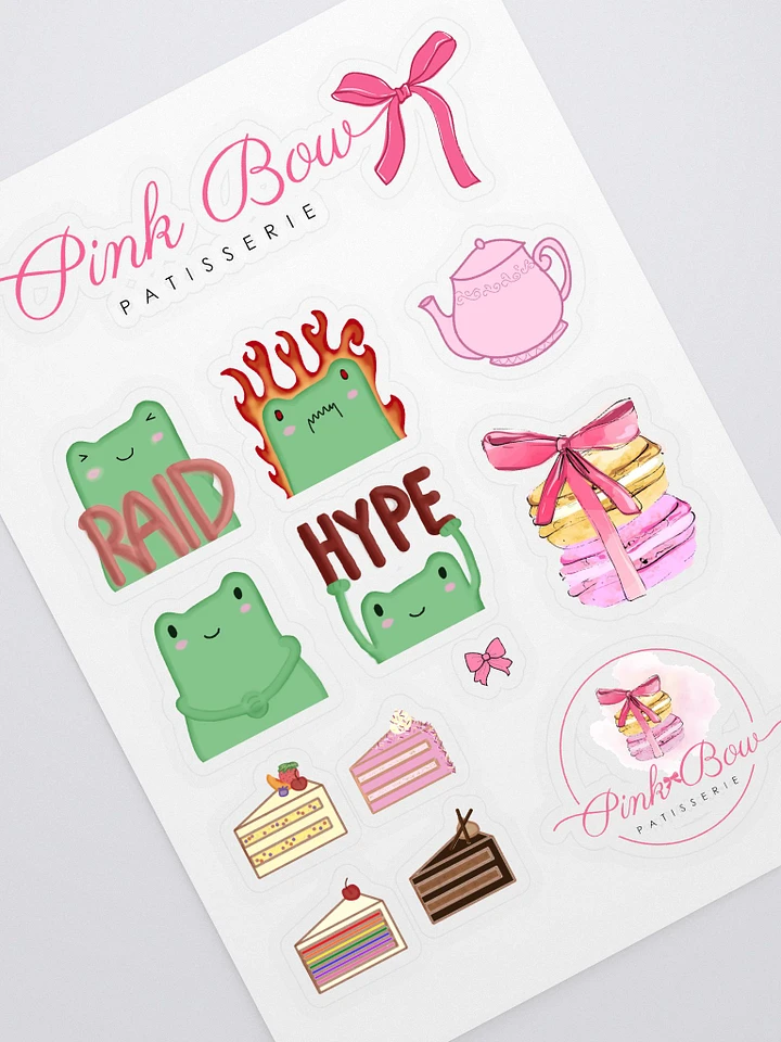 Pink Bow Sticker sheet! product image (1)