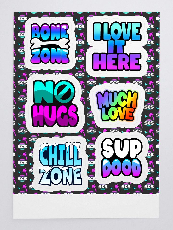 SAYINGS STICKER SHEET product image (1)