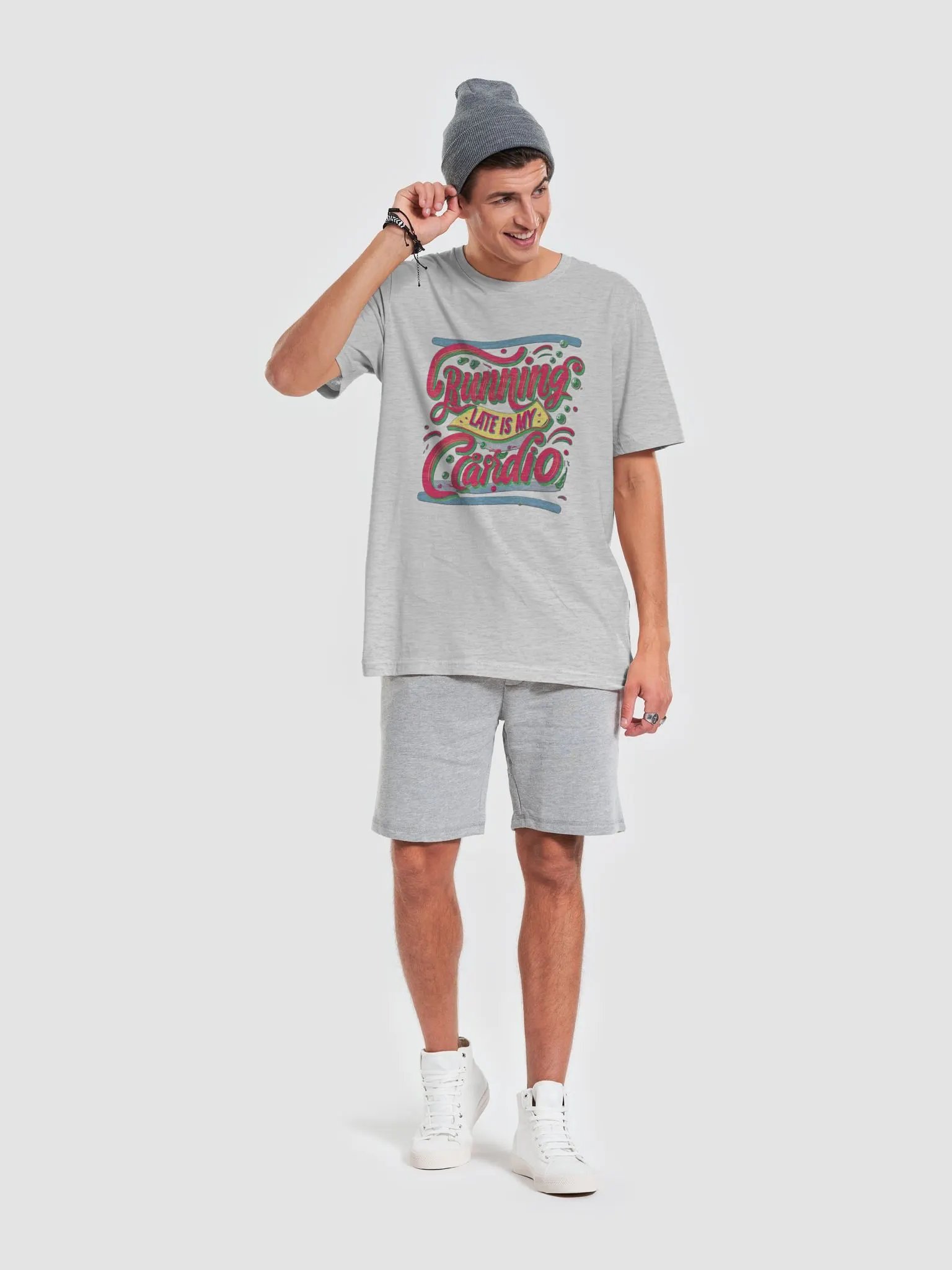 Running late is my Cardio T-shirt - v2 product image (1)