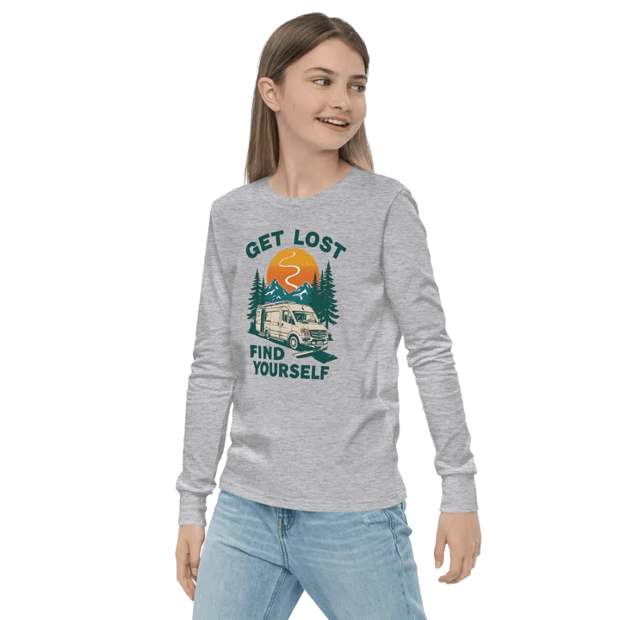 Wanderlust Adventure Kid's Long Sleeve Tee product image (22)