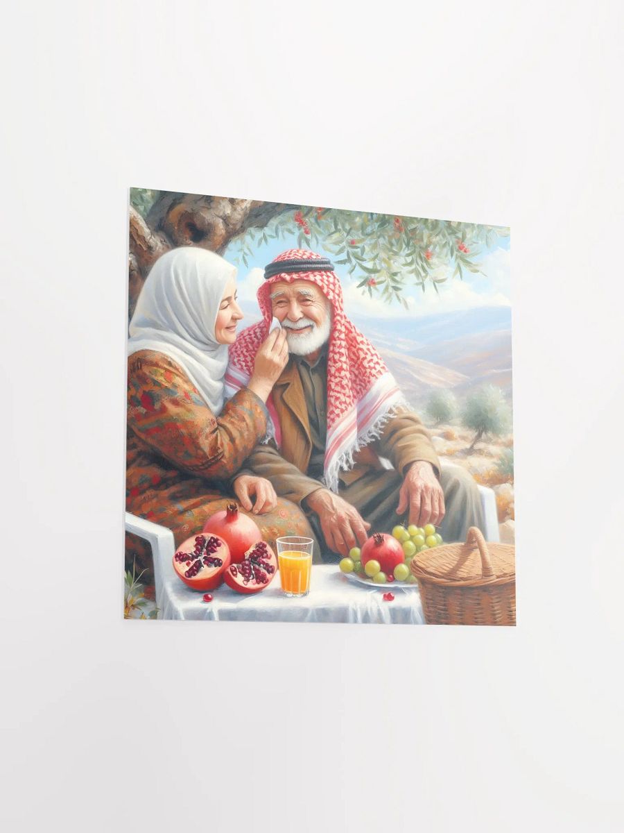 Shades of Peace | Loving Arab Couple Culture Poster product image (5)