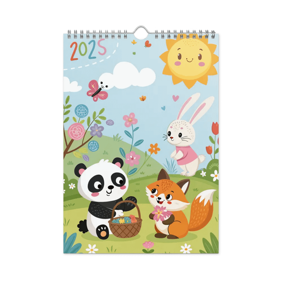 ADORABLE ANIMALS WALL CALENDAR 2025 product image (3)